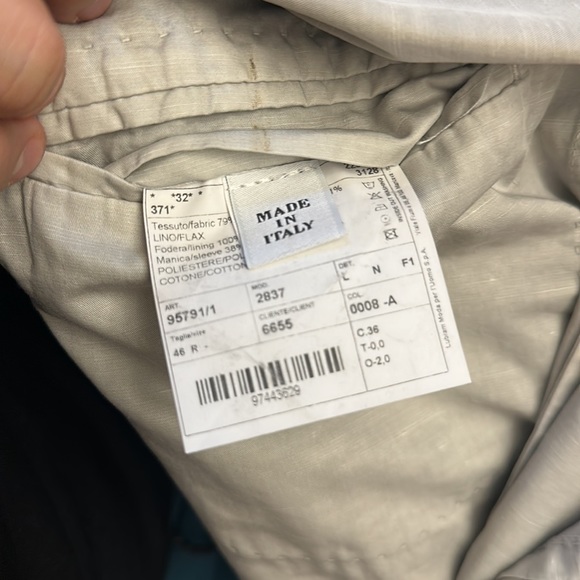 L.B.M. 1911 for Harry Rosen Light blazer - Picture 6 of 6